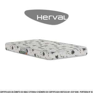Colchão Solteiro Herval Espuma D23 Sonum, 14x88x188 cm
