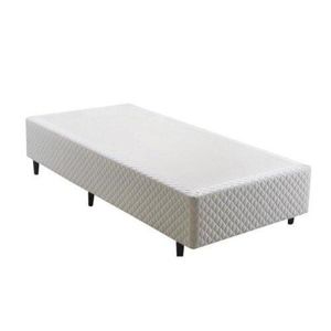 Base Cama Box Solteiro Herval taQi Class 39x96x203 cm, Branco