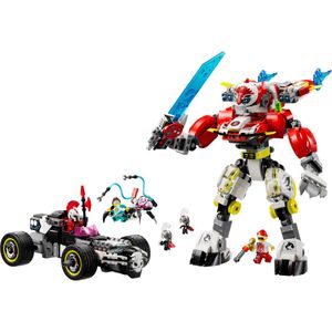 LEGO® DREAMZzz™ - Tigre Robô do Cooper e Carro Hot Rod de Zero
