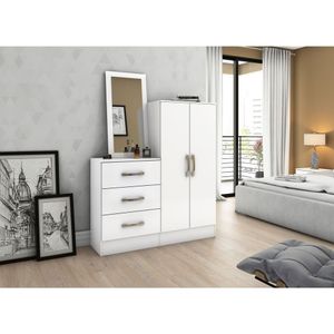 Cômoda Henn 2 Portas 3 Gavetas B700 - Branco