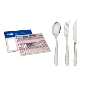 Faqueiro Tramontina Laguna Aço Inox com Facas para Churrasco 42 Peças