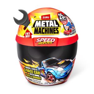 Capacete Surpresa Metal Machines Speed Hero 20 peças