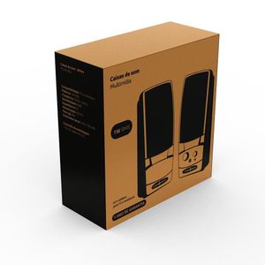 Caixa De Som Multilaser P2 Usb Plug E Play Multilaser Sp044