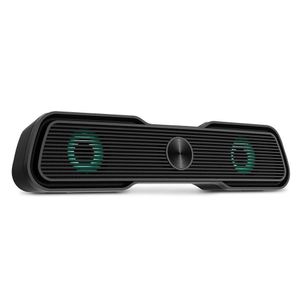 Caixa De Som Soundbar 2.0 Gamer 15w Rms Led Multilaser Preto