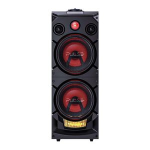 Caixa D Som Torre Storm 8Pol.1000W Rms Bt/Fm/P10 Pulse Preto
