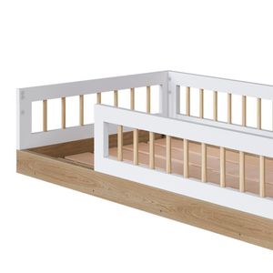 Cama Infantil Montessoriana Solteiro 84x195 Branco