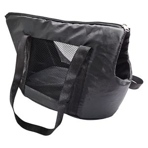 Bolsa De Ombro Transporte Pets Cães Gatos Confortável Segura Preto