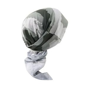 Bandana Urban Unica Nautika Proteção Uv50+ P/ Esportes Cinza/preto único