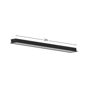 Perfil de Led de Embutir Save Energy LLS Flex II 2 Metros com LED 4000K Luz Neutra