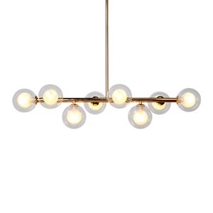 Lustre Pendente Nitrolux Molecular LM-001 Dourado G9 Bivolt