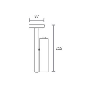 Plafon Taschibra Stala para 1 Lâmpada MR11 220V