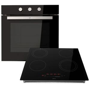 Kit Cooktop por Indução 4 Bocas e Forno de Embutir 77L Oster