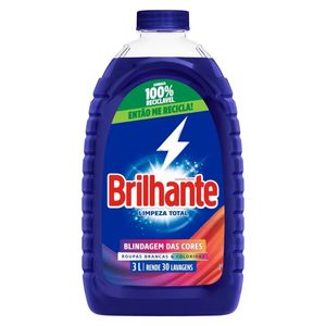 Kit Lava Roupa Líquido Brilhante 3L com 4 unidades
