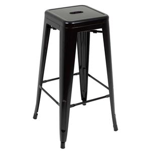 Banqueta Industrial Large Preta