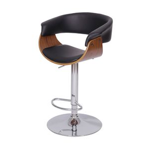 Banqueta OR-6652 Estrutura de Madeira Acolchoada e Revestida em PU OR Design - Preto