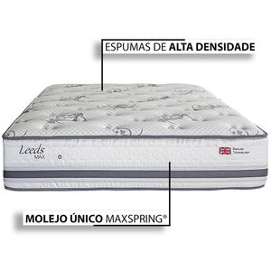 Cama Box de Casal Molas Maxspring Herval Leeds, 69x138x188 cm