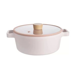 Conjunto de Panelas Indução com Revestimento Cerâmico - FIKA Rosa - Neoflam - 5 Peças