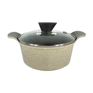 Caçarola 24cm/4,6L com Revestimento Cerâmico - Marble - Neoflam - Cor Cinza