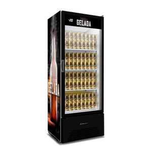 Cervejeira Expositor Vertical 220v Porta De Vidro 497 Litros Vn50ah Optima Adesivada - Metalfrio