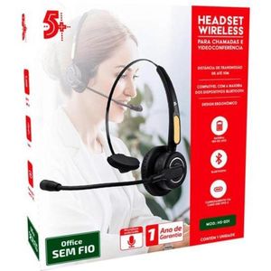Headset Sem Fio Bluetooth Hs-201 5+ [f002]