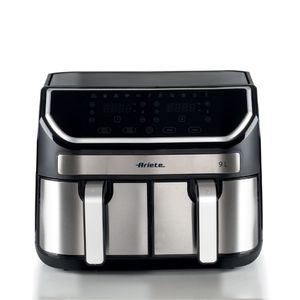 KIT ARIETE FORNO DE PIZZA ELÉTRICO E FRITADEIRA AIR FRYER 9L 127V