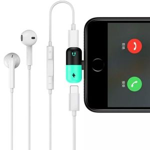 Adaptador Lightning Splitter Carregador Fonede ouvido iPh 7