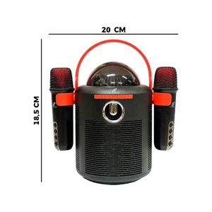 Caixa De Som 30W Com Microfone Sem Fio X-Cell XC-KB-02