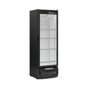 Expositor 1 Porta Gcvr45 Gelopar Refrigerador Vertical Preto 220v