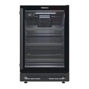 Cervejeira Venax Top Light In 100 82L Com Opção De Embutir 34 Garrafas Preto Fosco 220V