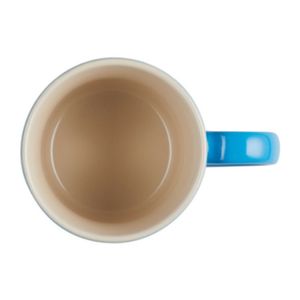 CANECA PARA CHÁ LE CREUSET 350ML ESMALTADA EM CERÂMICA AZURE BLUE 70302352200002