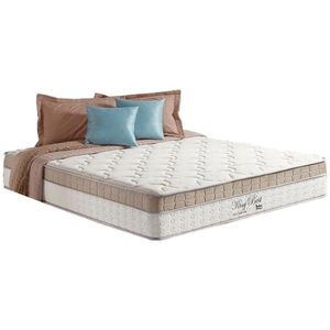 Colchão Queen Molas Ensacadas Masterpocket King Best Euro Pillow Clean (158x198x28) - Anjos