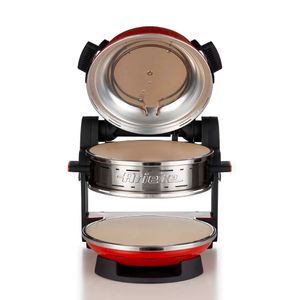 FORNO ARIETE DE PIZZA ELÉTRICO DUPLO VERMELHO 400ºC 1800W 127V 00C92709ARBR