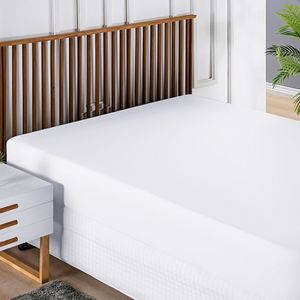 Protetor de Colchão Impermeável Microblock Casal Padrão 01 Peça - Branco