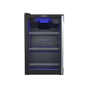 Cervejeira Expositora 100l Blue Light Porta De Vidro Invertida Expvqbl100pi 127v - Venax 127v