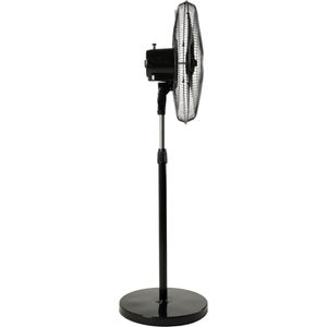 VENTILADOR WAP RAJADA PRO 60 DE COLUNA COM 5 PÁS PRETO 55CM BIVOLT FW006662