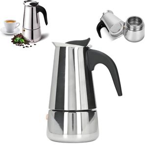 Cafeteira Italiana em Inox 100ml - Perfeita para 2 Xícaras