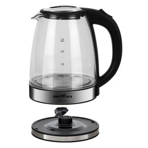 Chaleira Elétrica Britânia Bch11 Glass 1,8 Litros Transparente 127v