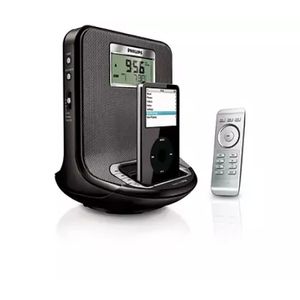DOCKING STATION PHILIPS BLACK ALARM/CLOCK AJ301DB/12