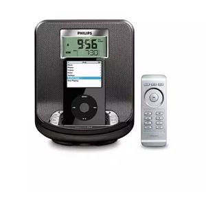 DOCKING STATION PHILIPS BLACK ALARM/CLOCK AJ301DB/12
