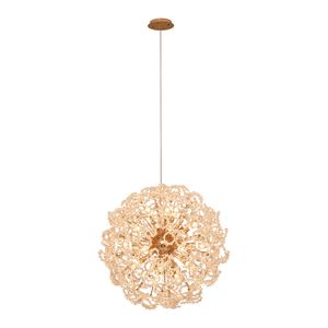 Lustre Pendente Sindora DCD06225 80cm Dourado E14 Bivolt