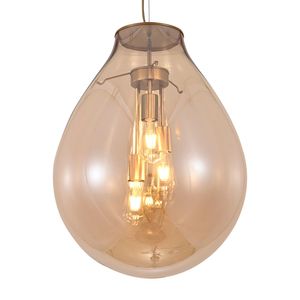 Lustre Pendente Sindora DCD04012 GG Bronze / Conhaque E27 Bivolt