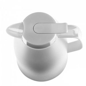 Garrafa Térmica de 1 Litro Quick Tip Mambo Translúcida Emsa Branca