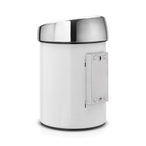 Lixeira Touch Bin 3 Litros em Aço Brabantia Branca
