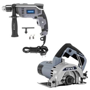 Furadeira de Impacto Profissional Torkz TRE0001 e Serra Mármore Profissional TRE0017