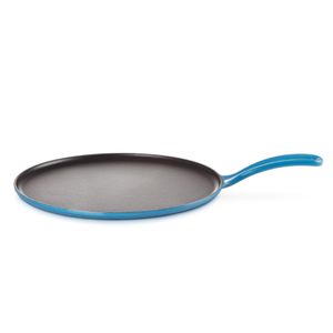 CREPEIRA LE CREUSET 27CM EM FERRO FUNDIDO AZUL MARSEILLE 20136272000460