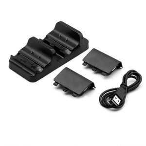 Carregador Dual Power Dock com 2 Baterias para Controle Xbox One Dobe