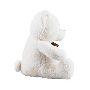 Urso Branco Sentado Gravata Borboleta 36cm - Pelúcia - Tudo em  Caixa