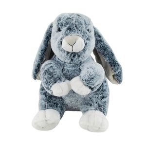 Coelho Cinza Sentado 26cm - Pelúcia - Tudo em  Caixa