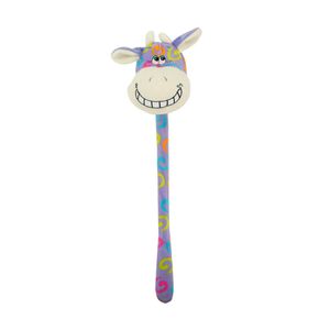 Raquetinha Mata Mosca Girafa Roxo 45cm - Pelúcia - Tudo em Caixa
