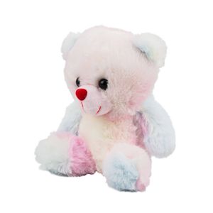 Urso Colorido Sentado 19cm - Pelúcia - Tudo em Caixa